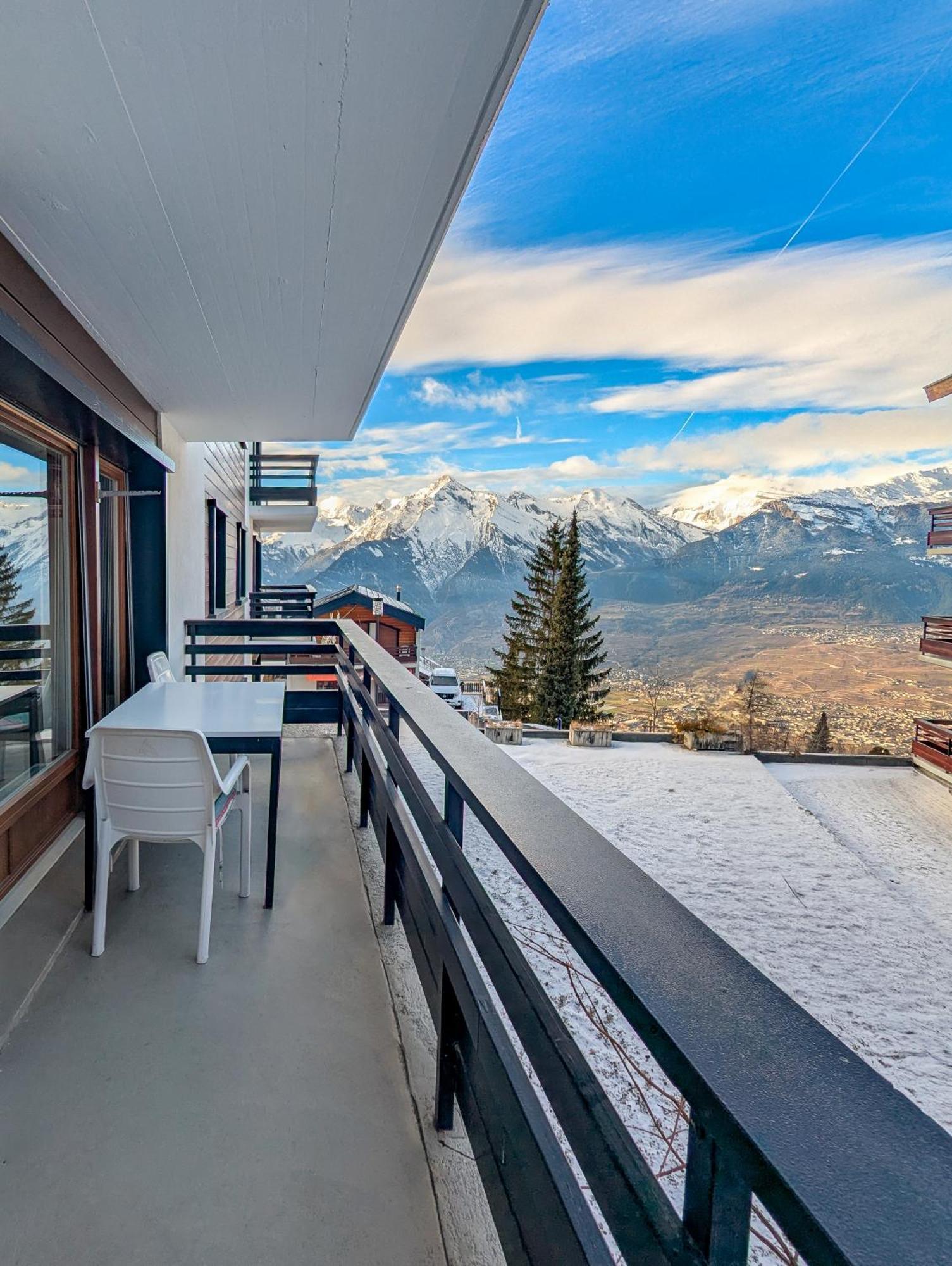 Ferienwohnung Cosy Centered With Garden And View In Veysonnaz Exterior foto