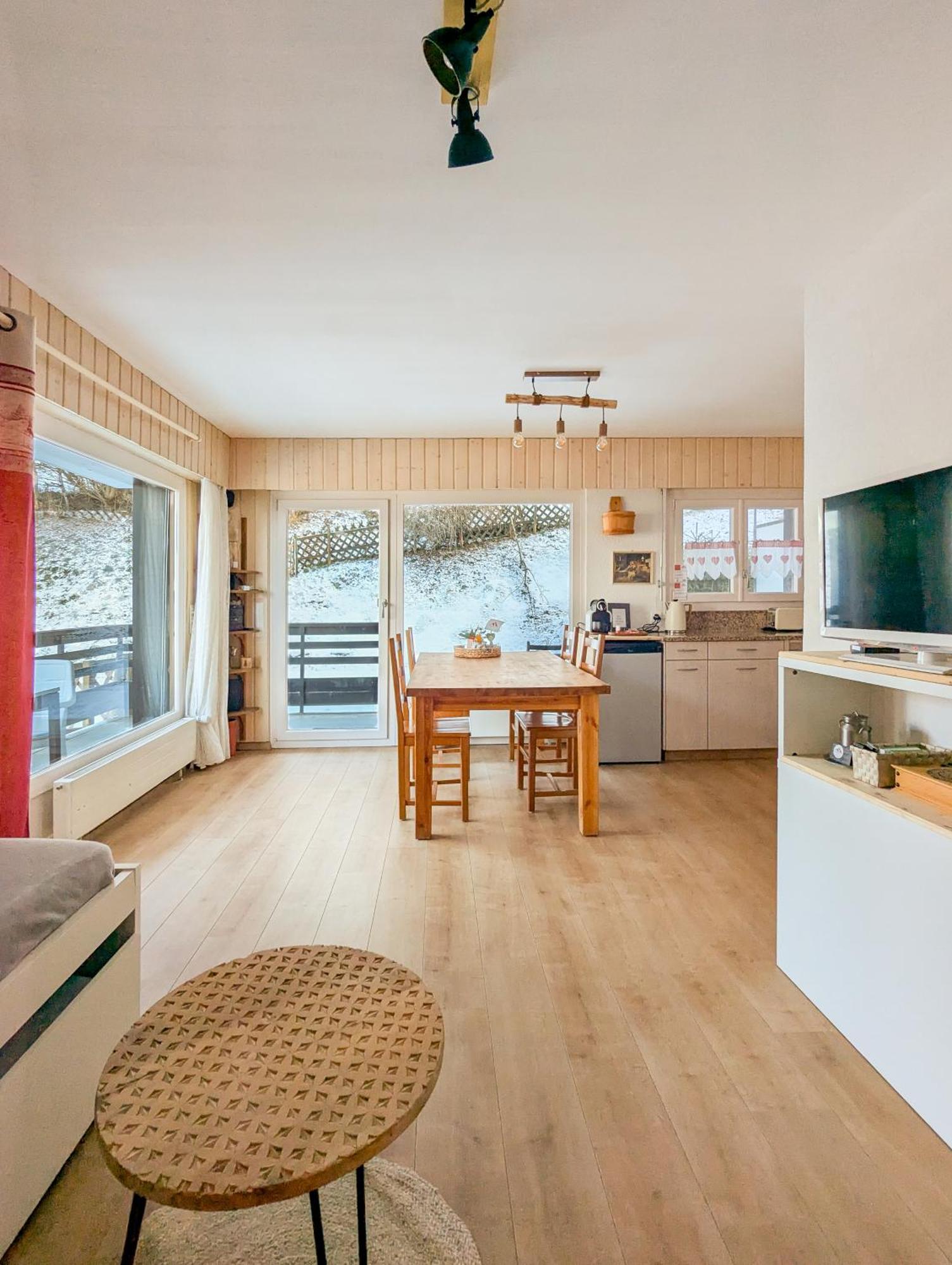 Ferienwohnung Cosy Centered With Garden And View In Veysonnaz Exterior foto
