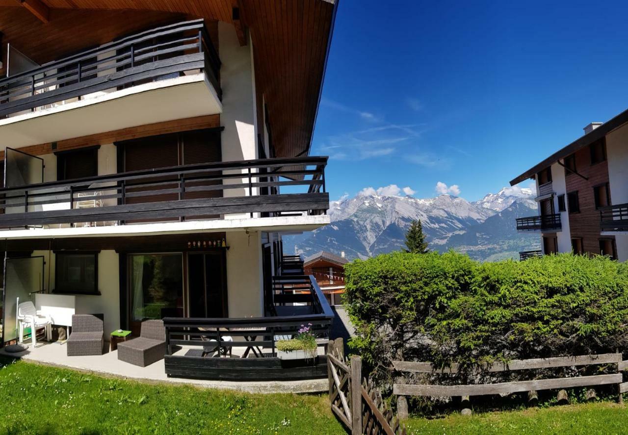 Ferienwohnung Cosy Centered With Garden And View In Veysonnaz Exterior foto